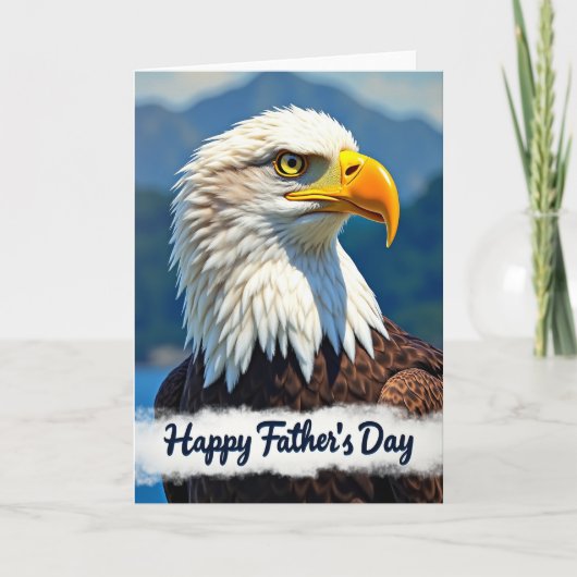 Raptor Portret Vaderdag Kaart (Voorkant)