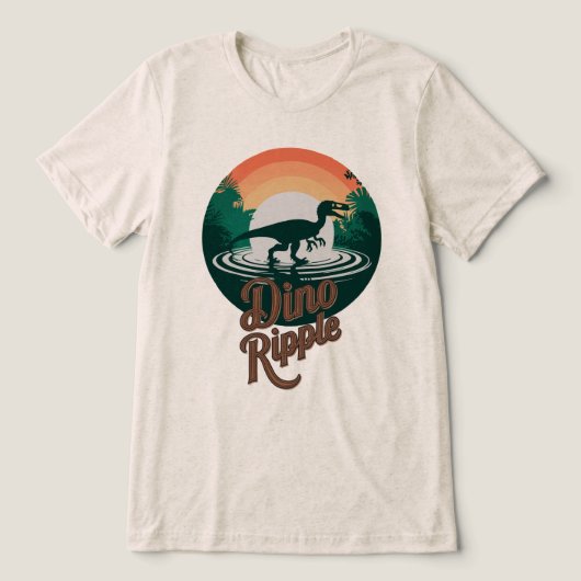 Raptor Ripple Tri-Blend Shirt (Design voorkant)