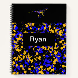 Raptor Splattered Paint Notitieboek