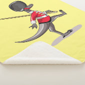 Raptor verkleedde zich als een Britse garde. Sherpa Deken (3/4)