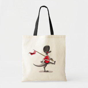 Raptor verkleedde zich als een Britse garde. Tote Bag