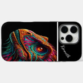 Raptor Versierde Draak Portret Case-Mate iPhone Case (Achterkant (horizontaal))