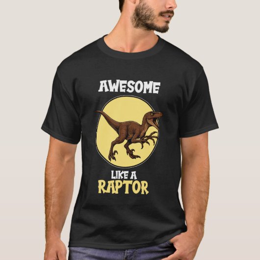 Raptors Geweldig Als een Roofvogel T-shirt (Voorkant)