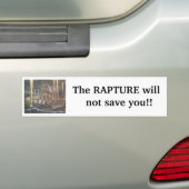 RAPTURE1, de SNELLING zal niet ... - Gepersona Bumpersticker (Op auto)