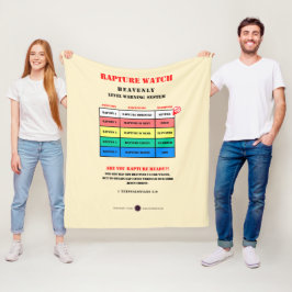 Rapture Alarmniveaus Fleece Deken