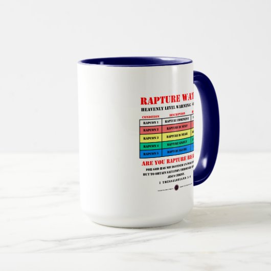 Rapture Alarmniveaus Mok (Voorkant rechts)