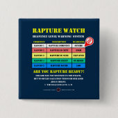 Rapture-Alert-Levels Vierkante Button 5,1 Cm (Voorkant)