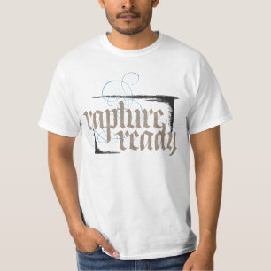 Rapture Ready Religieuze Christelijke kalligrafie T-shirt