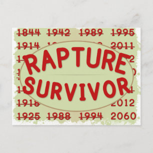 Rapture Survivor Briefkaart