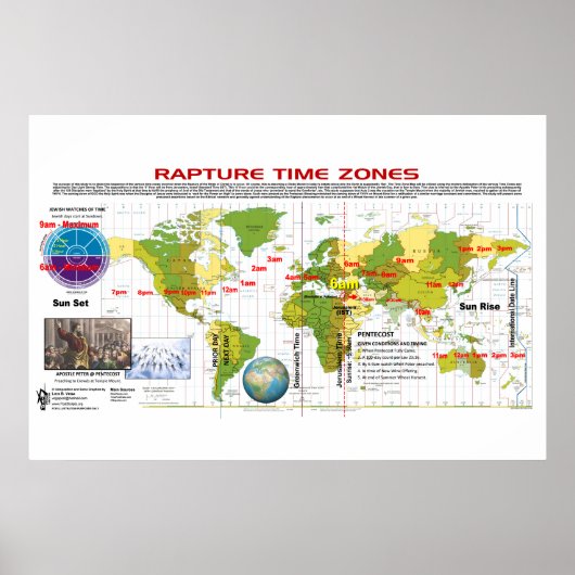 Rapture Time Zones Poster (Voorkant)