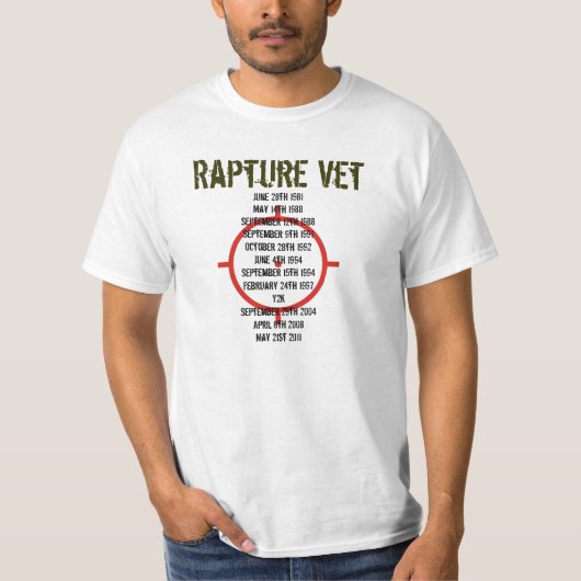 Rapture Vet - 21 mei 2011 T-shirt (Voorkant)
