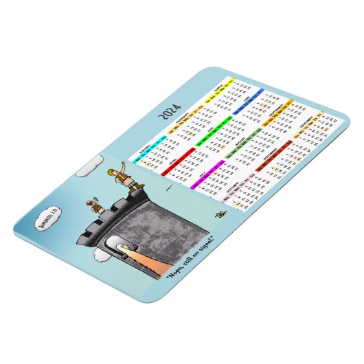 Rapunzel 2024 Kalender Fotomagneet Magneet (Linkerzijde)