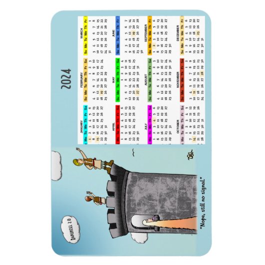 Rapunzel 2024 Kalender Fotomagneet Magneet (Verticaal)