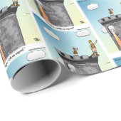 Rapunzel 2.0 Grappig Cadeaupapier (Rol Hoek)