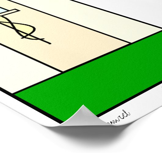 Rapunzel afdrukken poster (Hoek)