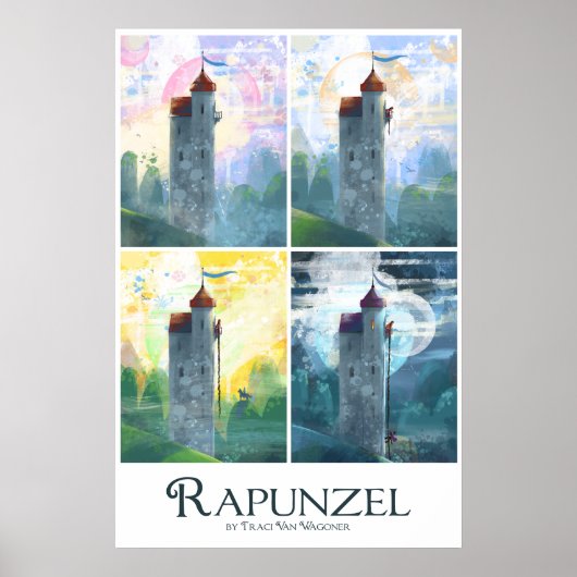Rapunzel Art Series Poster (Voorkant)