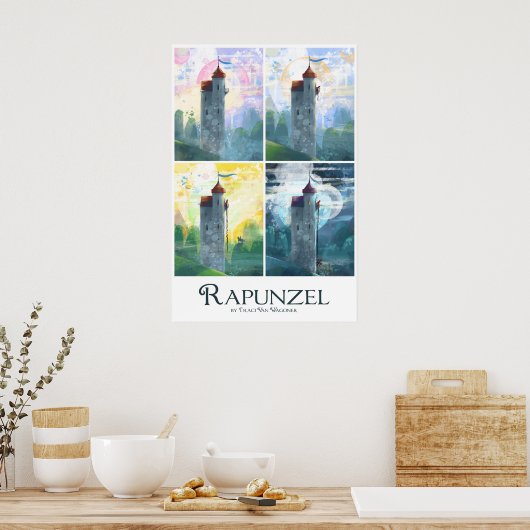 Rapunzel Art Series Poster (Keuken)