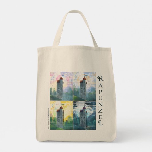 Rapunzel Art Series Tote Bag (Achterkant)