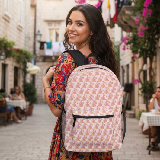 Rapunzel bedrukte rugzak