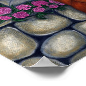 Rapunzel Big Eyes Girl Doll Cute Redhead Bluebird Poster (Hoek)