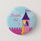 Rapunzel Birthday Button (Voorkant)