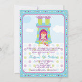 Rapunzel Birthday Uitnodiging (Voorkant)