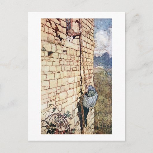 Rapunzel Briefkaart (Voorkant)