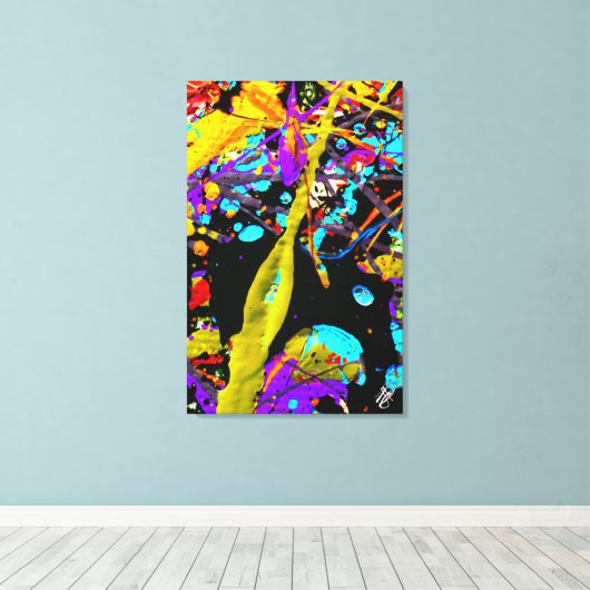 Rapunzel canvas afdruk (Insitu (Houten vloer))