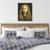 Rapunzel Canvas afdrukken (Insitu (Slaapkamer))