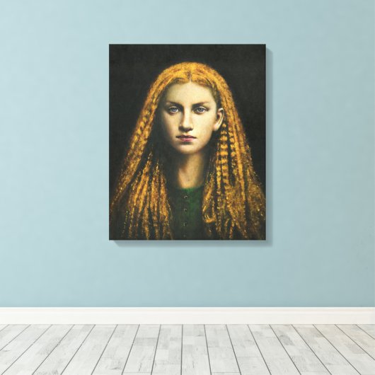 Rapunzel Canvas afdrukken (Insitu (Houten vloer))
