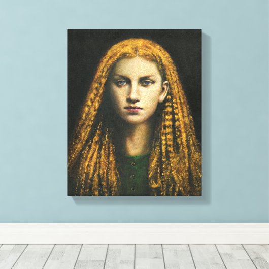 Rapunzel Canvas afdrukken (Insitu (Houten vloer))