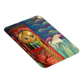Rapunzel Doll in roze tower Unicorn Cute Magneet (Rechterzijde)