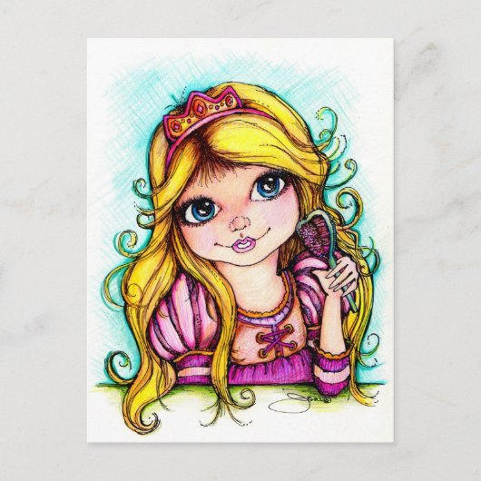 Rapunzel Fairy Tale Dream Briefkaart (Voorkant)