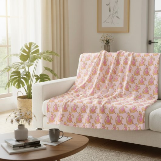 Rapunzel fleece deken