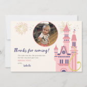 Rapunzel Foto Bedankkaart (Voorkant)