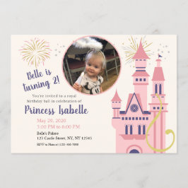 Rapunzel Foto Verjaardagsfeestuitnodiging Kaart