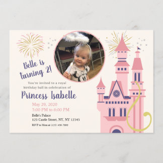 Rapunzel Foto Verjaardagsfeestuitnodiging Kaart