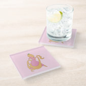 Rapunzel Glass Onderzetter Glazen Onderzetter (Schuin)