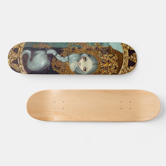 Rapunzel in Rococo Skateboard (Horizontaal)