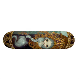 Rapunzel in Rococo Skateboard
