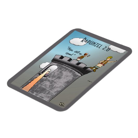 Rapunzel Jigzaag Puzzle Magneet (Linkerzijde)