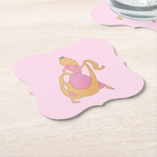 Rapunzel Kartonnen Onderzetters (Gekanteld)