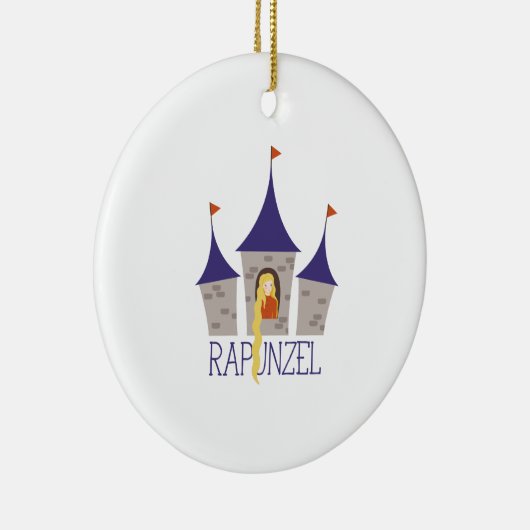 Rapunzel Keramisch Ornament (Rechts)