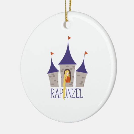 Rapunzel Keramisch Ornament (Links)