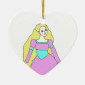 Rapunzel Keramisch Ornament (Voorkant)