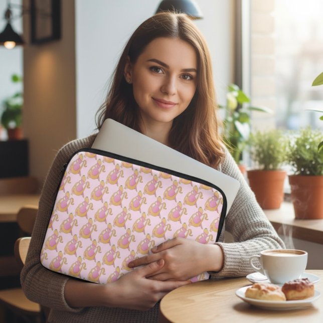 Rapunzel-laptophoes Laptop Sleeve (Creator heeft geüpload)