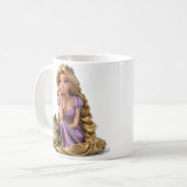 Rapunzel nadenkend koffiemok (Voorkant links)