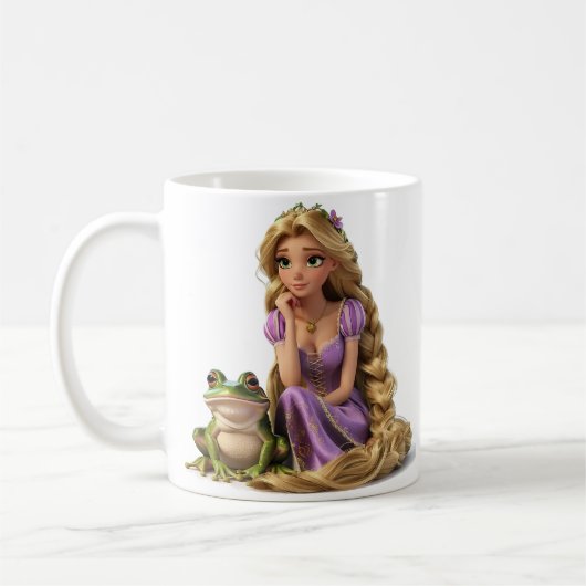 Rapunzel nadenkend koffiemok (Links)