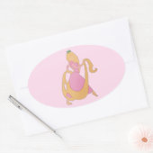 Rapunzel Ovale Sticker (Envelop)