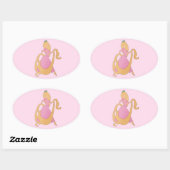 Rapunzel Ovale Sticker (Vel)